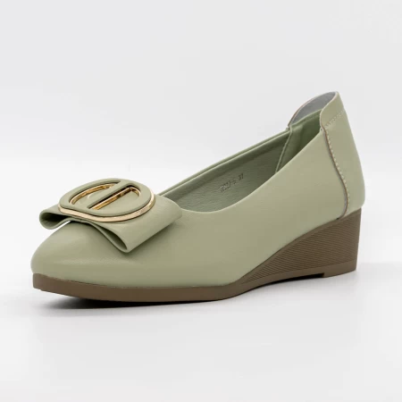 Pantofi cu Platforma TP227-5 Verde » MeiShop.Ro