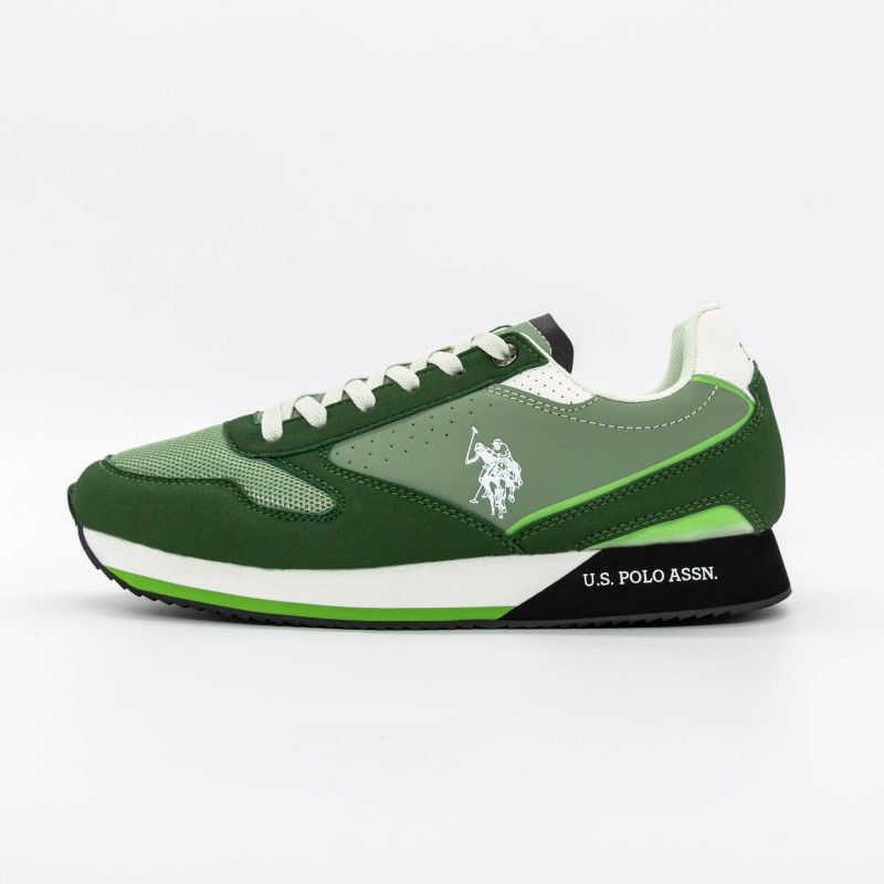 Pantofi Sport Barbati NOBIL003C Verde inchis-Verde des... » MeiShop.Ro