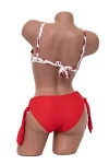 Costum de Baie Dama 2 Piese F63 Rosu Meina