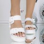 Sandale Dama cu Toc 3LE51 Alb | Mei