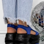 Sandale Dama cu Platforma 3GZ97 Albastru inchis | Mei