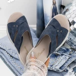 Papuci Dama TLH15 Albastru inchis » MeiShop.Ro