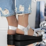 Sandale Dama ZK50-5 Argintiu | Alogo