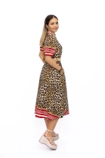 Rochie Dama H1985-C12 Leopard » MeiShop.Ro