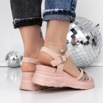Sandale Dama cu Platforma 3H19 Roz » MeiShop.Ro