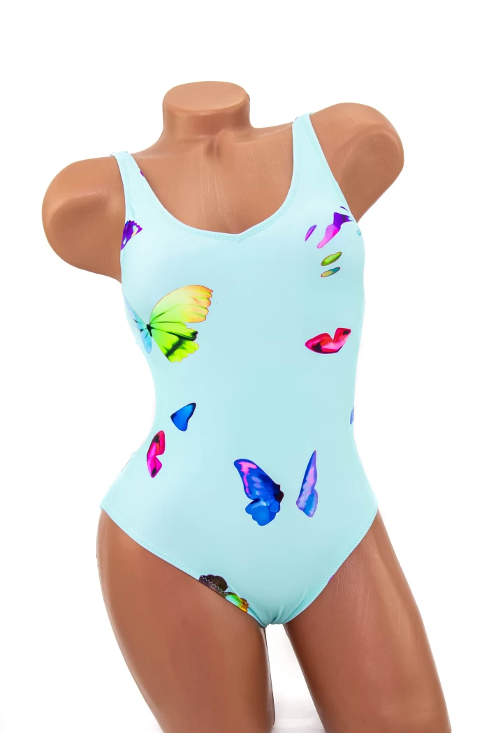 Costum de Baie Dama intreg Y30226 Turcoaz | Meina » MeiShop.Ro