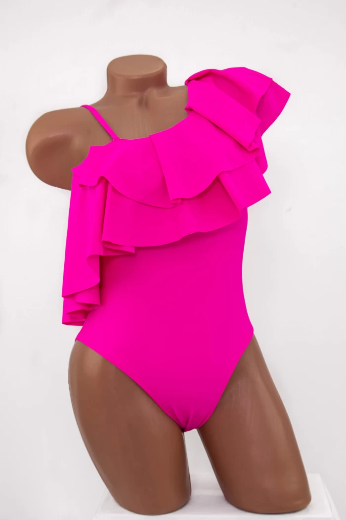 Costum de Baie Dama intreg Y30115 Fucsia | Meina » MeiShop.Ro