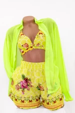 Costum de Baie Dama 4 Piese H56 Verde | Meina » MeiShop.Ro