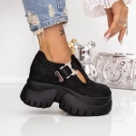 Pantofi cu Platforma 9066-51 Negru | Mei » MeiShop.Ro