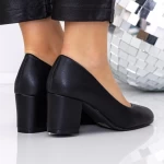 Pantofi cu Toc gros XKK251 Rosu » MeiShop.Ro