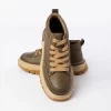 Ghete barbati din piele naturala 88808B KHAKI | ADVANCER