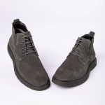 Ghete barbati din piele naturala AL213-A21 Gri | Advancer » MeiShop.Ro