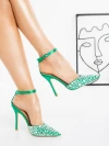 Pantofi Stiletto LD-1160 Verde | L.Day