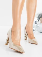 Pantofi Stiletto SY-10 GOLD | ABLOOM