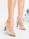 Pantofi Stiletto SY-10 CHAMPAGNE | ABLOOM