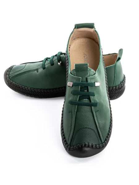 Pantofi Casual Dama din piele naturala 2071X GREEN | ADVANCER