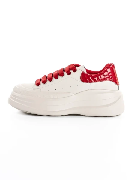 Pantofi Sport Dama cu Platforma KM2817-2 RED | ADVANCER