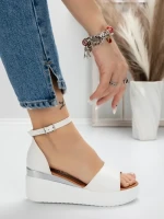 Sandale Dama cu Platforma 2PT3 WHITE | MEI
