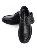 Mocasini Barbati din piele naturala 83053-1 BLACK | MELS