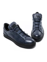 Pantofi Sport Barbati din piele naturala 90985 Albastru inchis » MeiShop.Ro