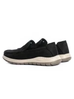 Mocasini Barbati din piele naturala 2852 BLACK | MELS