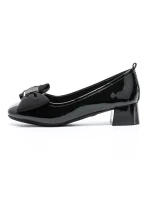 Pantofi cu Toc Gros TP2610-3 BLACK | ADVANCER
