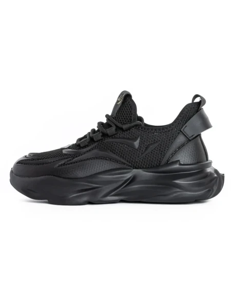 Pantofi Sport Barbati din piele naturala 23068 BLACK | FRANCO GERARDO