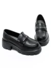 Pantofi Casual Dama din piele naturala 66319 BLACK | FORMAZIONE