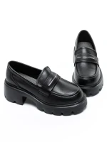 Pantofi Casual Dama din piele naturala 66319 BLACK | FORMAZIONE