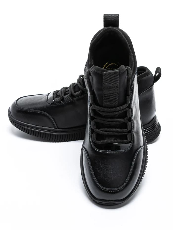 Pantofi Sport Dama din piele naturala 3757 BLACK | FORMAZIONE