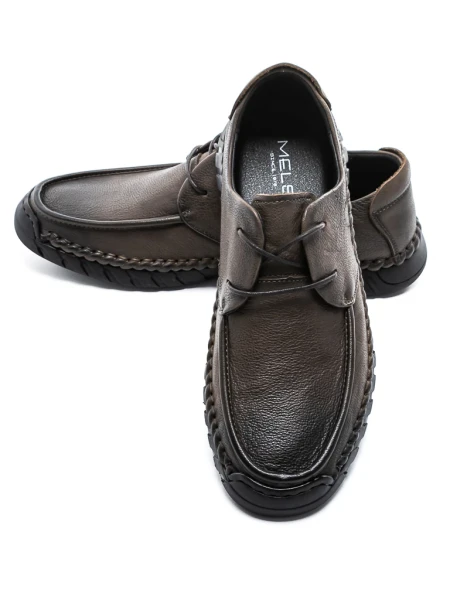 Mocasini Barbati din piele naturala 83053-1 Kaki | Mels » MeiShop.Ro