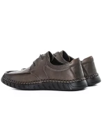 Mocasini Barbati din piele naturala 83053-1 Kaki | Mels » MeiShop.Ro