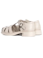 Sandale dama cu talpa joasa 7168-1 CREAM | MEI