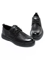 Pantofi Barbati din piele naturala  806003 Negru » MeiShop.Ro