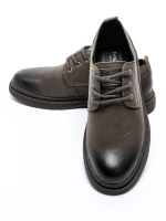 Pantofi Barbati din piele naturala  806003 Gri » MeiShop.Ro