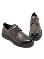 Pantofi Barbati din piele naturala  806003 Gri » MeiShop.Ro