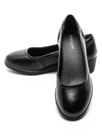 Balerini Dama din piele naturala 9723 BLACK | GALOP