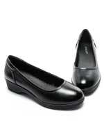 Balerini Dama din piele naturala 9723 BLACK | GALOP