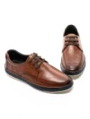 Pantofi Casual Barbati din piele naturala B24513 COFFEE | BERLINER