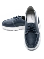 Pantofi Casual Dama din piele naturala K98820 DARK BLUE | GALOP