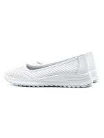 Balerini Dama din piele naturala K98821 WHITE | GALOP
