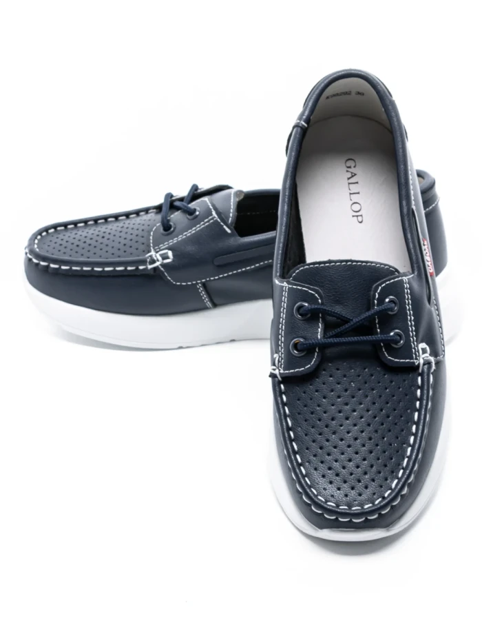 Pantofi Casual Dama din piele naturala K98292 DARK BLUE | GALOP