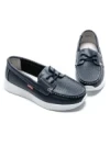 Pantofi Casual Dama din piele naturala K98292 DARK BLUE | GALOP