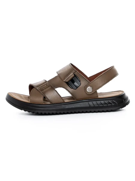 Sandale Barbati din piele naturala 592096 GREY | ADVANCER