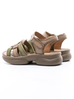 Sandale Dama din piele naturala 2776737 GREEN | ADVANCER