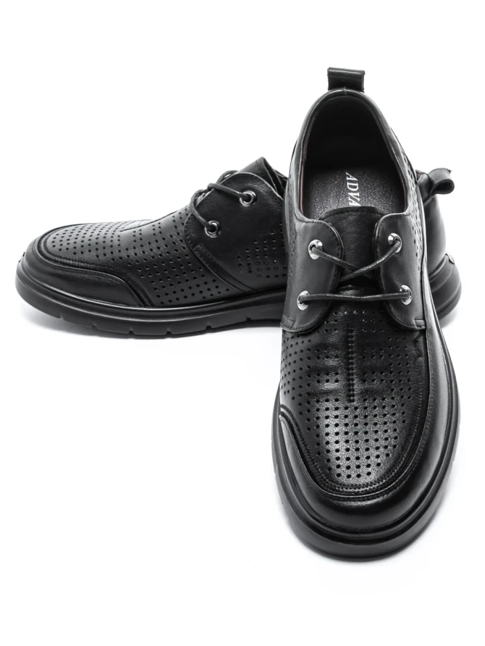 Pantofi Casual Barbati din piele naturala 883L-17 BLACK | ADVANCER