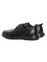 Pantofi Casual Barbati din piele naturala 883L-17 BLACK | ADVANCER