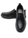 Pantofi Casual Barbati din piele naturala 883L-18 BLACK | ADVANCER