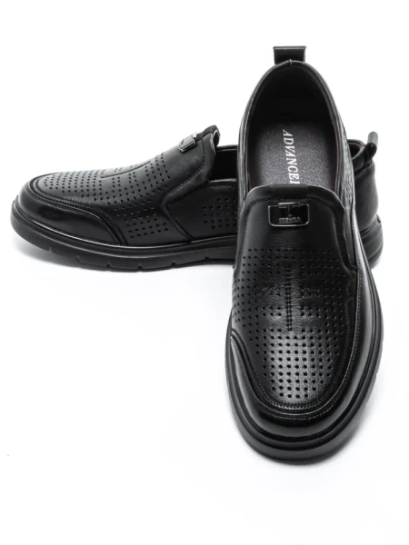 Pantofi Casual Barbati din piele naturala 883L-18 BLACK | ADVANCER
