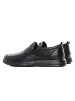 Pantofi Casual Barbati din piele naturala 883L-18 BLACK | ADVANCER